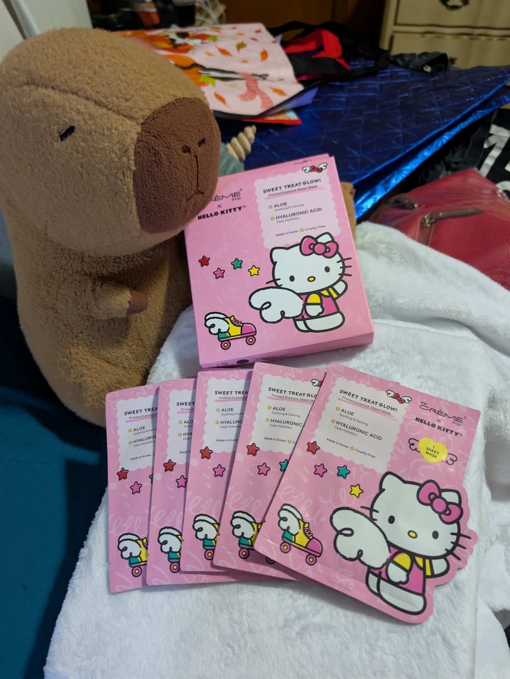 The Crème Shop x Hello Kitty Sweet Treat Glow Face Mask Set